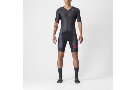 Costum de triatlon cu maneca scurta Castelli Free Sanremo SS Negru XL