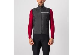 Vesta de vant Castelli Squadra Stretch, Antracit, XXL