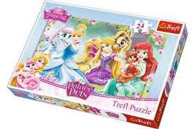 Puzzle trefl 24 maxi relaxare in curtea palatului