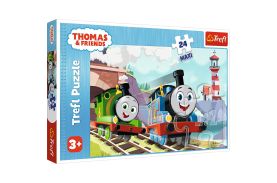 Puzzle trefl 24 maxi thomas tom si percy pe linii