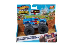 Hot wheels monster truck roarin wreckers race ace cu functii si sunete scara  1:43
