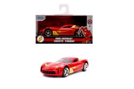 Masinuta metalica flash 2009 chevy corvette scara 1 la 32