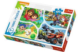 Puzzle trefl 100 in echipa