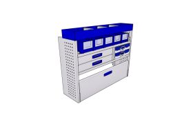 Sistem modular Provan 57-1-104-00 tip atelier pentru autoutilitare mici  - Partea stanga