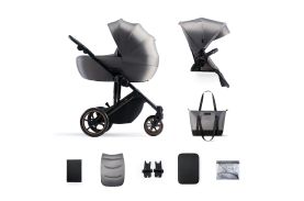 Carucior 2 in 1 kinderkraft prime 2, shadow grey