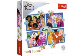 Puzzle trefl disney 4in1 minunata lume disney