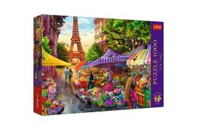 Puzzle trefl 1000 premium plus tea time piata de flori