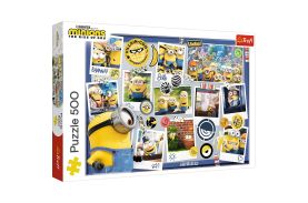 Puzzle trefl 500 minionii colectia foto
