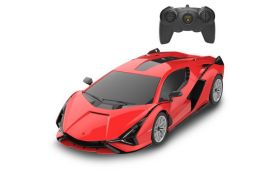 Masina cu telecomanda lamborghini sian rosu cu scara 1 la 24