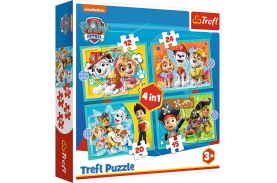 Puzzle trefl 4in1 patrula catelusilor