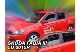 Paravanturi Heko Compatibile SKODA Fabia III 2014-2021 Hatchback/ Combi - fata si spate