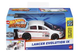 Hot wheels masinuta metalica cu sistem pull back lancer evolution ix scara 1:43