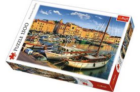 Puzzle trefl 1500 port vechi in saint tropez