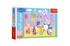 Puzzle trefl 60 purcelusa peppa pig la bal