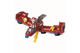 Set de joaca 2 in 1 vehicul transformabil marshall flip and fly patrula catelusilor