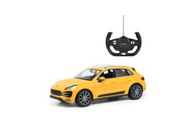 Masina cu telecomanda porsche macan turbo galbena scara 1 la 14