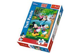 Puzzle trefl 60 la masa cu donald