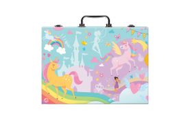 Set de desen deluxe cu 100 de accesorii unicorn