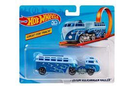 Hot wheels camion volkswagen hauler albastru