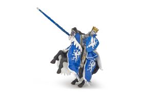 Papo figurina calul regelui cu blazon dragon albastru