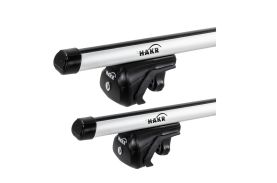 Bare transversale Hakr Aluminiu pentru ALFA ROMEO 159 Sportwagon 5 usi Estate, model 2006-2011, Sistem cu prindere pe bare longitudinale