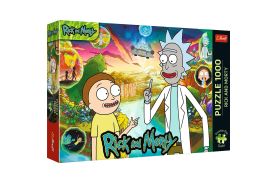Puzzle trefl 1000 premium plus rick si morty