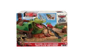 Cars set de joaca dino si masinuta cave fulger mcqueen