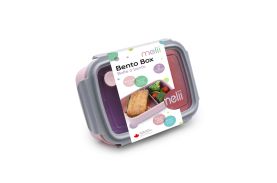 Cutie pranz bento 880ml cutie detasabila melii blue mint lime