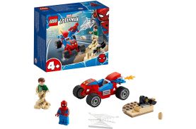 Lego super heroes confruntarea dintre omul paianjen si sandman 76172