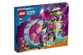 Lego city provocarea suprema de cascadorii pe motocicleta 60361