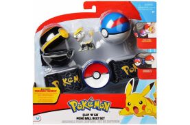 Pokemon set curea cu figurina jangmo o si doua bile