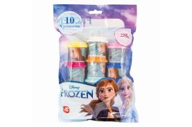 10 borcanase de plastilina frozen in punga de plastic