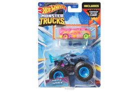 Hot wheels monster truck si masinuta metalica mega wrex