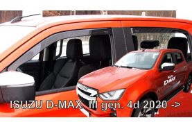 Paravanturi Heko Compatibile ISUZU D-Max III 2020-Prezent Pick-Up - fata si spate