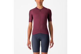 Tricou cu maneca scurta Castelli Espresso W de dama Visiniu S