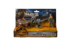 Jurassic world dominion set 2 figurine maisie si si velociraptor beta