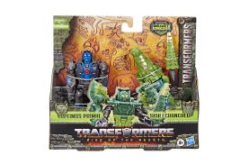 Transformers 7 beast alliance set 2 figurine optimus primal si skullcruncher 13cm