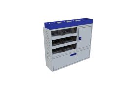 Sistem mobilier modular Provan VCPL-125-014-1 pentru FIAT Fiorino 2007, ampatament L1 (2513 mm), inaltime H1 (1721 mm)