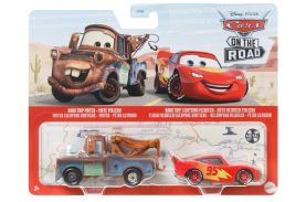 Cars3 set 2 masinute metalice road trip mater si road trip fulger mcqueen