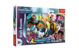 Puzzle trefl 300 transformers in lumea robotilor