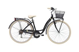 Bicicleta Adriatica Panda 28 Lady 6V Negru Mat 42 cm