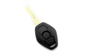 BMW - carcasă cheie cu 3 butoane și lamă cu 4 piste - calitate premium! - CARGUARD
