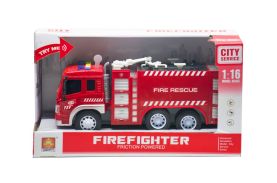 Masinuta pompieri cu functiuni fire rescue scara 1 la 16