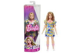 Papusa barbie fashionista blonda cu sindrom down