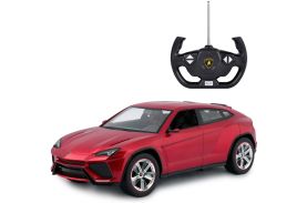 Masina cu telecomanda lamborghini urus visiniu cu scara 1 la 14