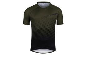 Tricou maneca scurta Force MTB Angle, army, 3XL