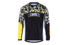 Bluza Force Reckless Maneca Lunga Black-Yellow-Grey M