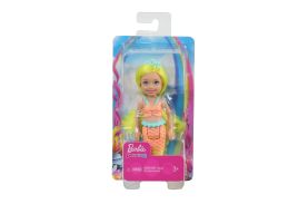 Barbie dreamtopia papusa chelsea sirena galbena