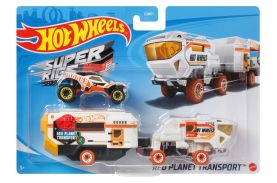 Set camion si masina sport hot wheels red planet transport_gRT99