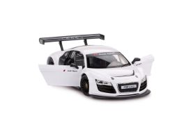 Masinuta metalica audi r8 alb scara 1 la 24
